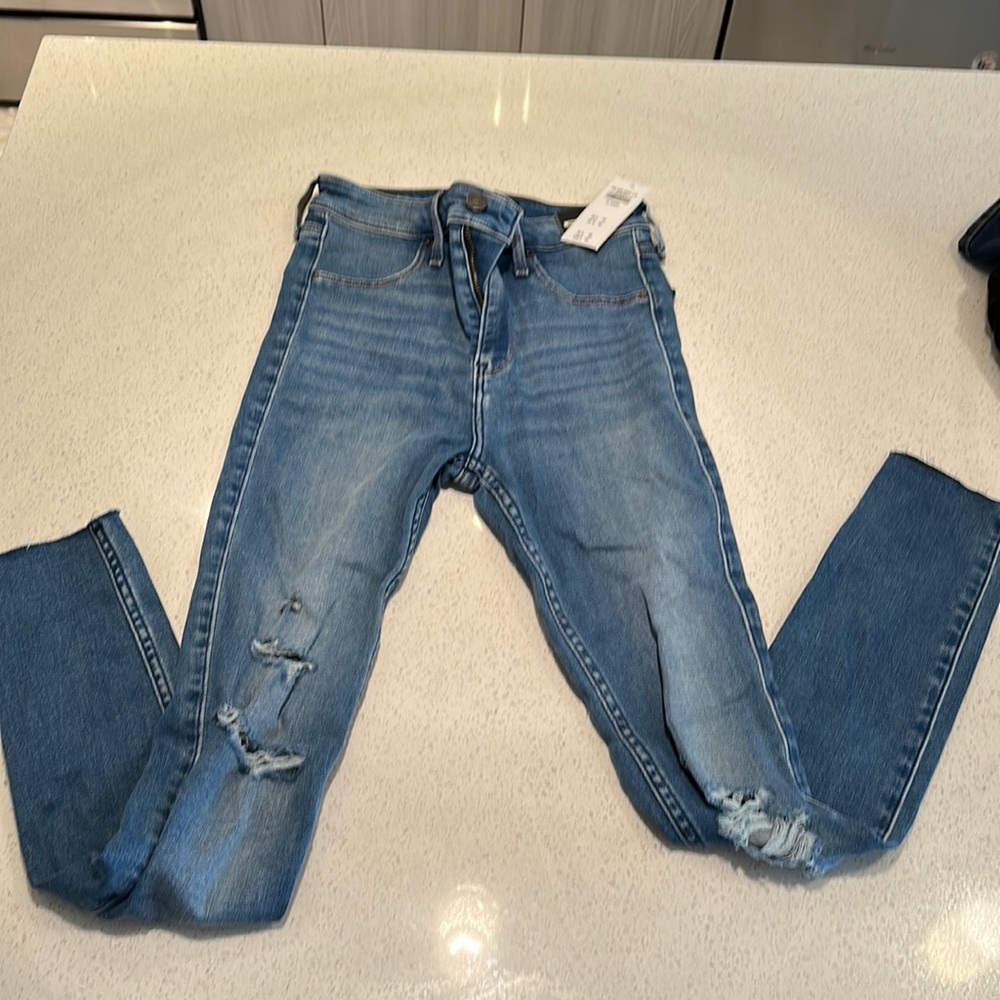 Abercrombie high rise jean leggings